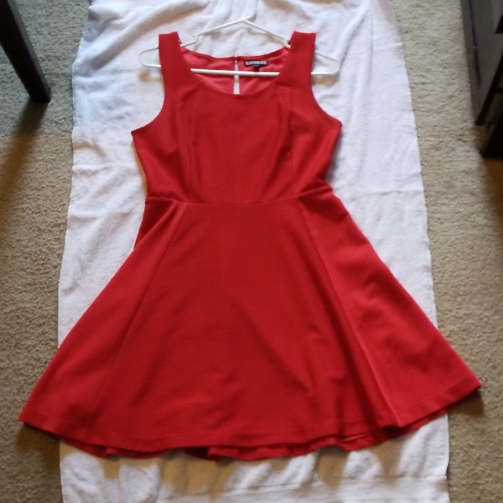 Express sleeveless midi dress